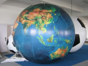 PVC Sky Helium Earth Balloon