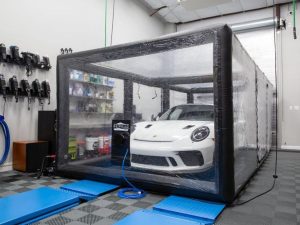 Inflatable Car Cover Showcase Indoor