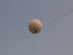 Aerial Balloon With Veil  No Frame