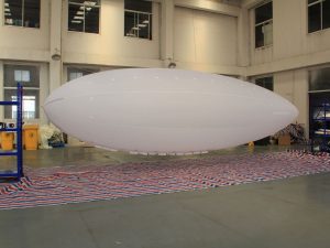 8m White Nylon Blimp Envelope