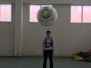 1m Walking Backpack Balloon No Light