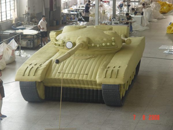 Inflatable Military Decoy T72 Tank PE - Image 2