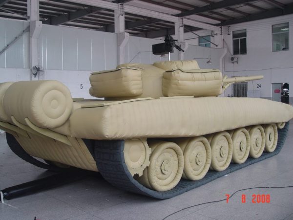 Inflatable Military Decoy T72 Tank PE - Image 3