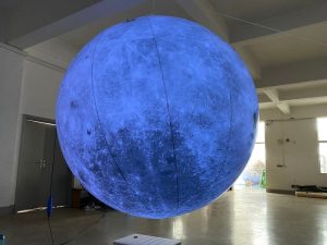 Rgb Led Lighting Moon Balloon 2.5m