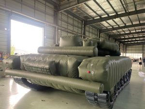 Inflatable Military Decoy T72 Tank PVC