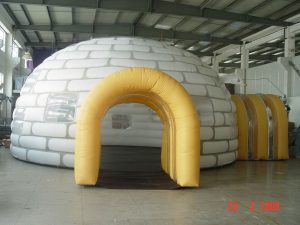 Dome Tent With Two Tunnels