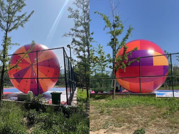 8m Singapore Aerial Acrobatic Balloon With Customize Print