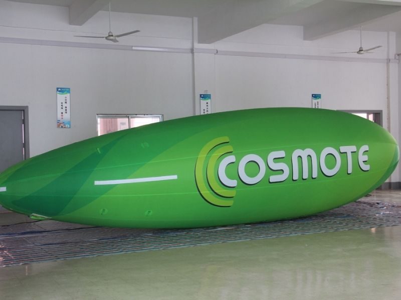 8m Cosmote Green Nylon Blimp Envelope